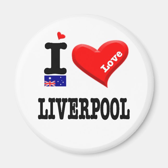 LIVERPOOL - I Kärlek Magnet (Framsidan)