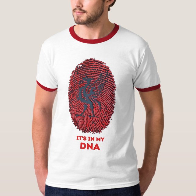 liverpool i min DNA T Shirt (Framsida)