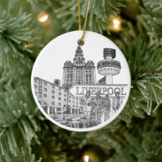 Liverpool Jul Bauble Julgransprydnad Keramik