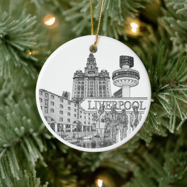 Liverpool Jul Bauble Julgransprydnad Keramik (Träd)