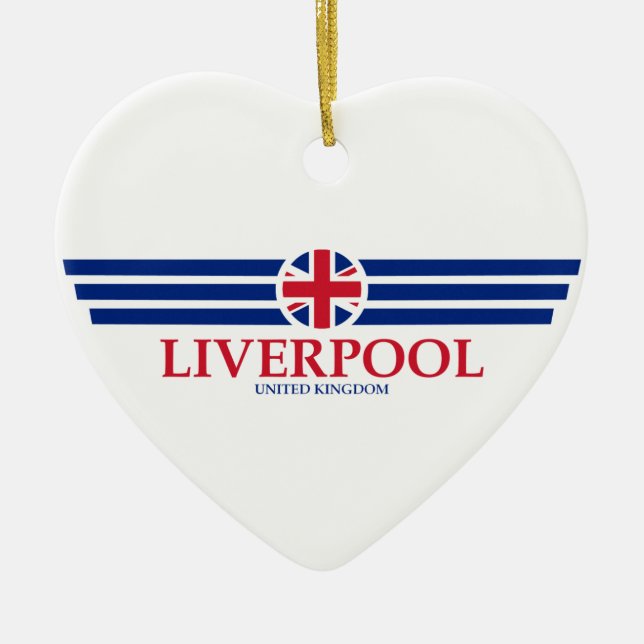 Liverpool Julgransprydnad Keramik (Framsidan)