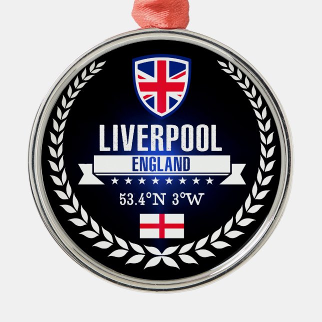 Liverpool Julgransprydnad Metall (Framsidan)