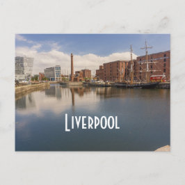 Liverpool Salthouse Dock Merseyside Travel Photo Vykort