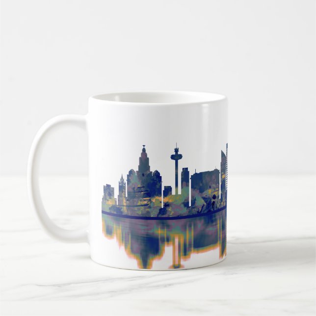 Liverpool Skyline Kaffemugg (Vänster)