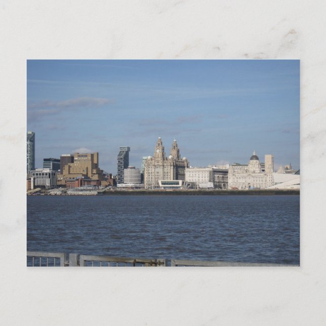 Liverpool Skyline Vykort (Framsida)