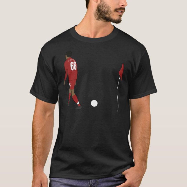 Liverpool Trent Alexander Arnold Corner Taken Quic T Shirt (Framsida)