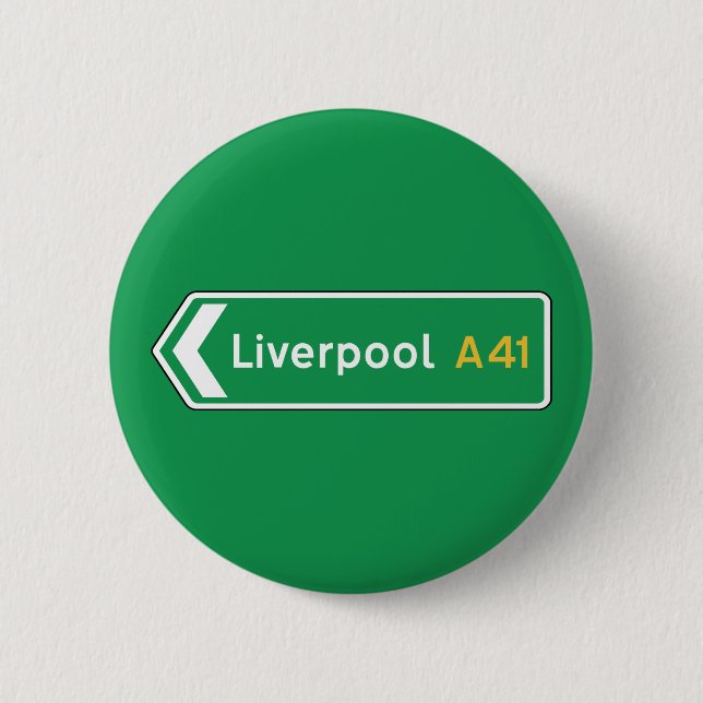 Liverpool UK vägmärke Knapp (Framsida)
