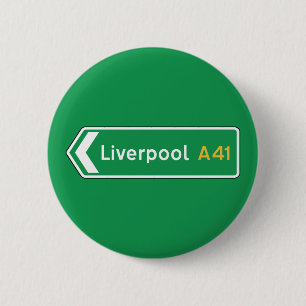 Liverpool UK vägmärke Knapp