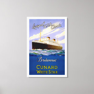 Liverpool, USA och Kanada ~ av Britannic Canvastryck