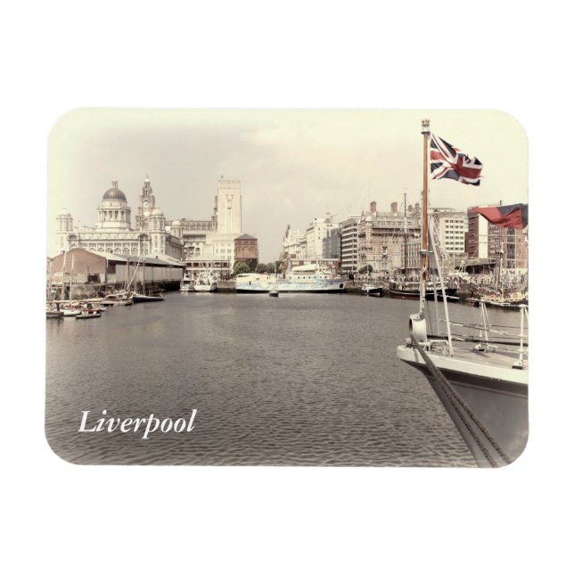 Liverpool vid dockorna magnet (Horisontell)