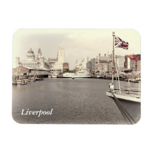 Liverpool vid skeppsdockorna magnet