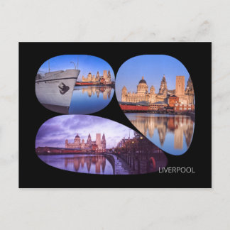 Liverpool-vykort Vykort
