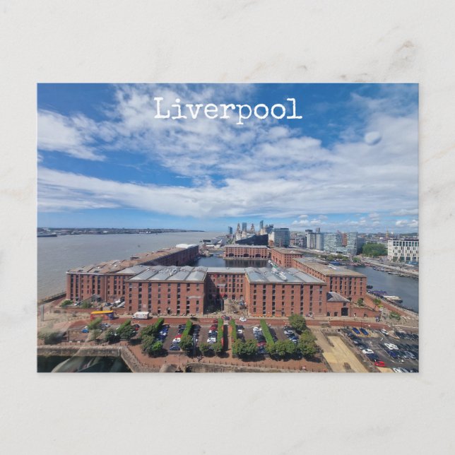 Liverpool-vykort Vykort (Framsida)