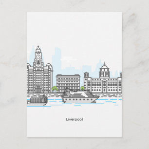 Liverpool Waterfront Vykort