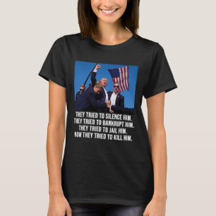 Lives Donald Trump Mugg Shot - aldrig överlämnande T Shirt