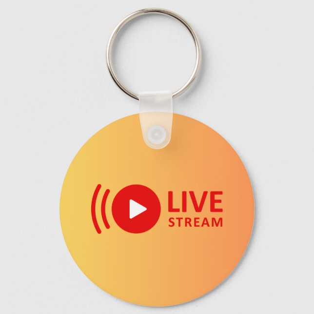 LiveStream-nyckelringar Nyckelring (Framsida)