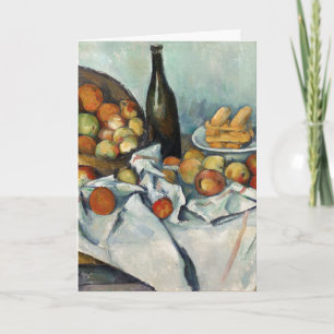 Livet Apples Cezanne Pawares färgkort i Basket Kort