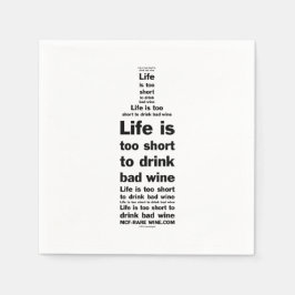 Livet är 2 kort-blöjor 1 pappersservett