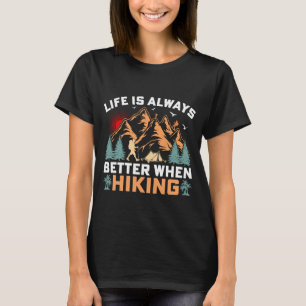 Livet är alltid bättre när man tittar på kampanjen t shirt