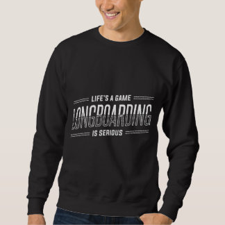 Livet är allvarligt lång ärmad tröja