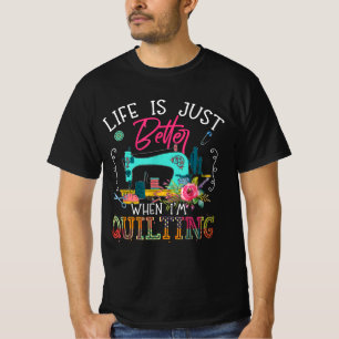 Livet är bara bättre när jag slutar t shirt