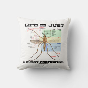 Livet är bara ett biologiskt projekt (Mosquito Hum Kudde