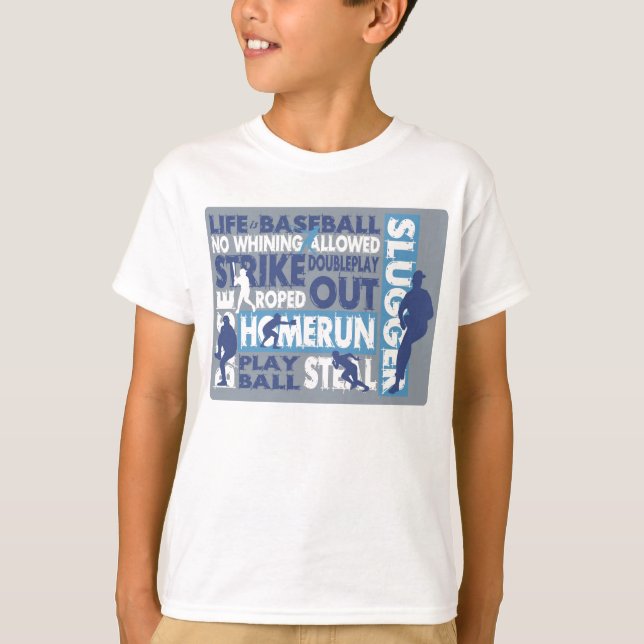 Livet är Baseball Tee (Framsida)