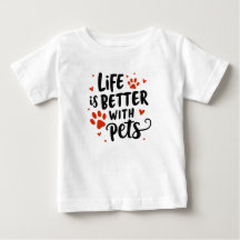 Livet är bättre för husdjur - Cute Red Heart Pet