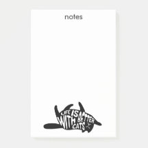 Livet är bättre för katter | Typografi för Roligt