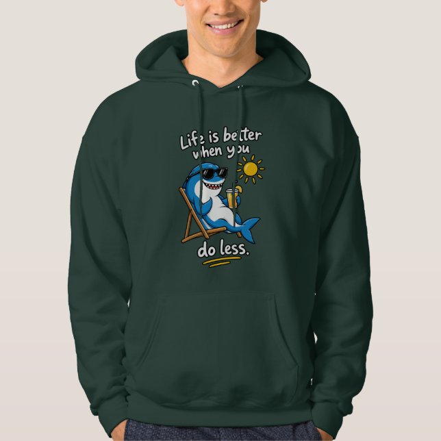 Livet Är Bättre Hoodie (Framsida)
