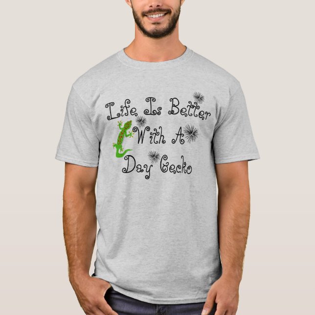 Livet är bättre i dag. tee shirt (Framsida)