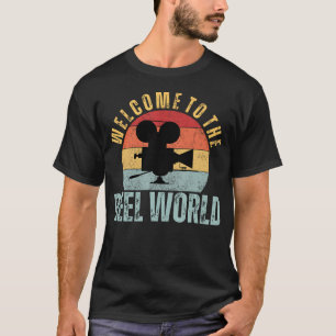 Livet Är Bättre I Den Stora Filmvärlden Rolig Kame T Shirt