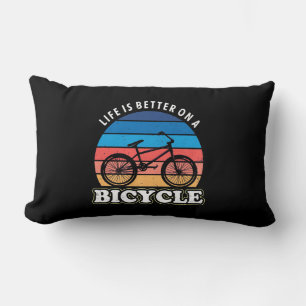 Livet är bättre i en cykel lumbarkudde