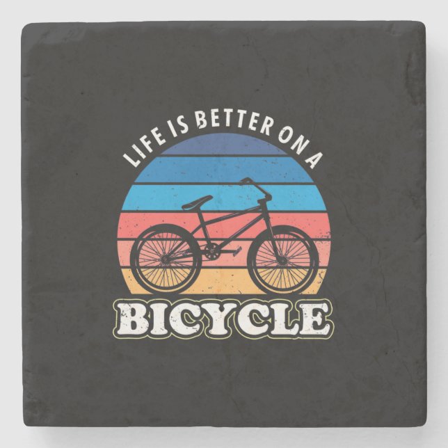 Livet är bättre i en cykel stenunderlägg (Framsidan)