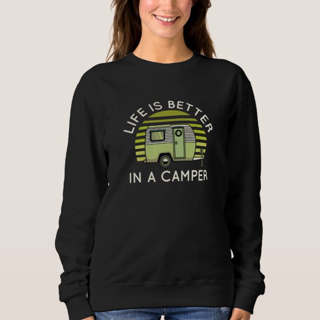 Livet är bättre i en kamper t shirt (Framsida)