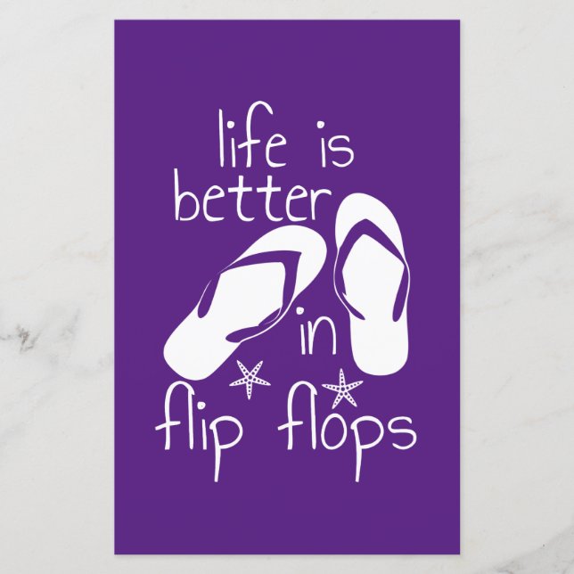 Livet är bättre i Flinflip flops (Framsida)