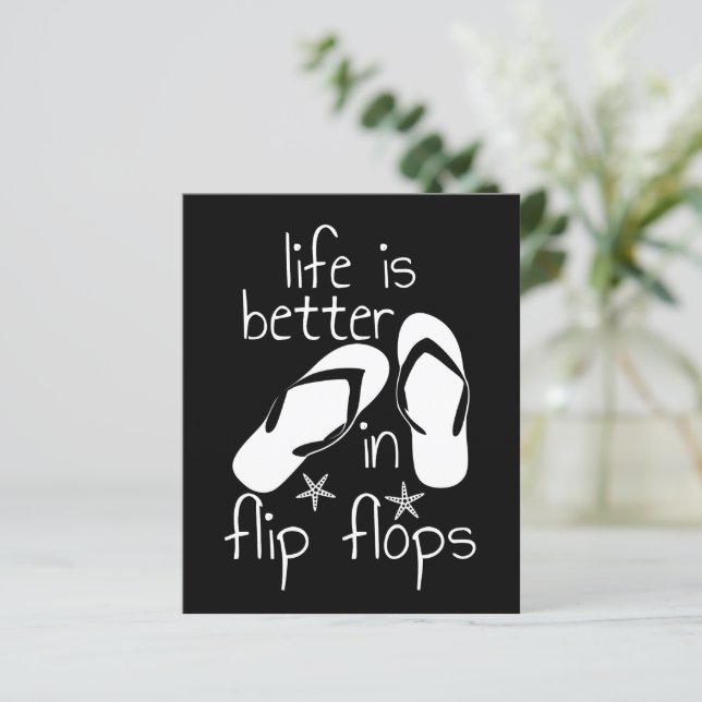 Livet är bättre i Flinflip flops (Stående Fram)