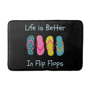 Livet är bättre i Flinflip flops Badrumsmatta