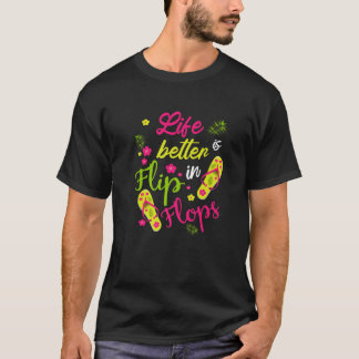 Livet är bättre i Flinflip flops - Beach T Shirt