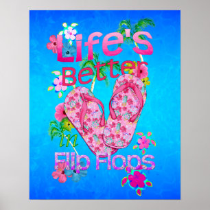 Livet är bättre i Flinflip flops Poster