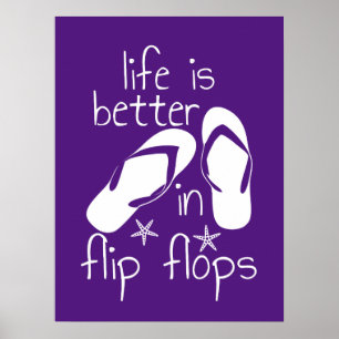 Livet är bättre i Flinflip flops Poster