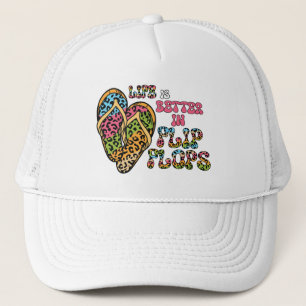 Livet är bättre i Flinflip flops-Summer Vibes Keps