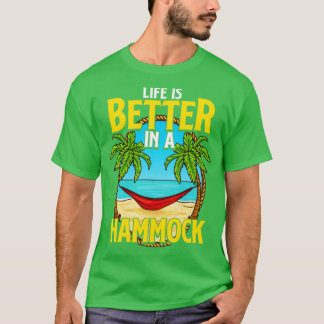Livet är bättre i Hammock Beach-sommaren T Shirt