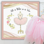 Livet är bättre i Kanvastrycket Tutu Canvastryck<br><div class="desc">Roligt canvas art skriver ut med ett underbart citat för vår balett älskare: "Life is Better in a Tutu". Det finns en rosa tutu ballerina-dräkt på en mannequin och vi har också lagt till en blommigt på sidorna och söt vinkarare på ovansidan och i grund.</div>