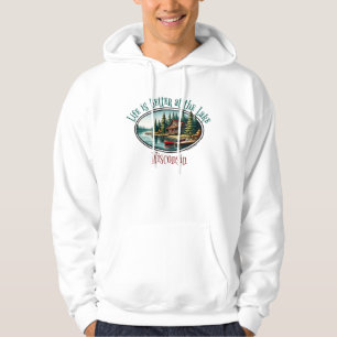 Livet är bättre i Sjö Hoodie