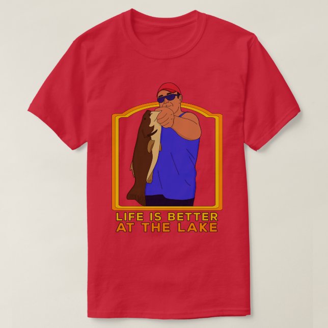 Livet är bättre i Sjö T Shirt (Design framsida)