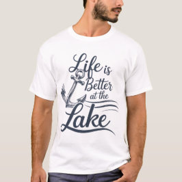 Livet är bättre i Sjö T-Shirt