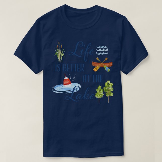 Livet är bättre i Sjö T Shirt (Design framsida)
