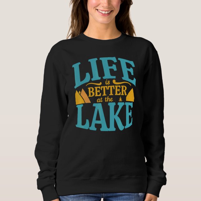 Livet är bättre i Sjö T Shirt (Framsida)