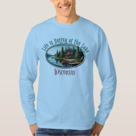 Livet är bättre i Sjö T Shirt